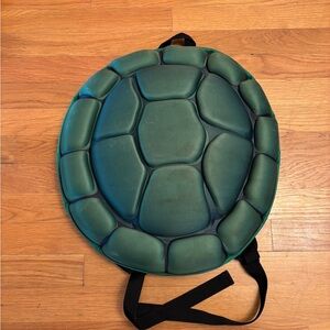 Vintage Teenage Mutant Ninja Turtles Green Shell Backpack Rare 3D Shell